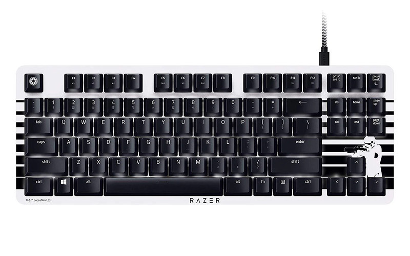 Razer Blackwidow Lite Mechanical Chroma Keyboard - Stormtrooper Edition - لوحة مفاتيح